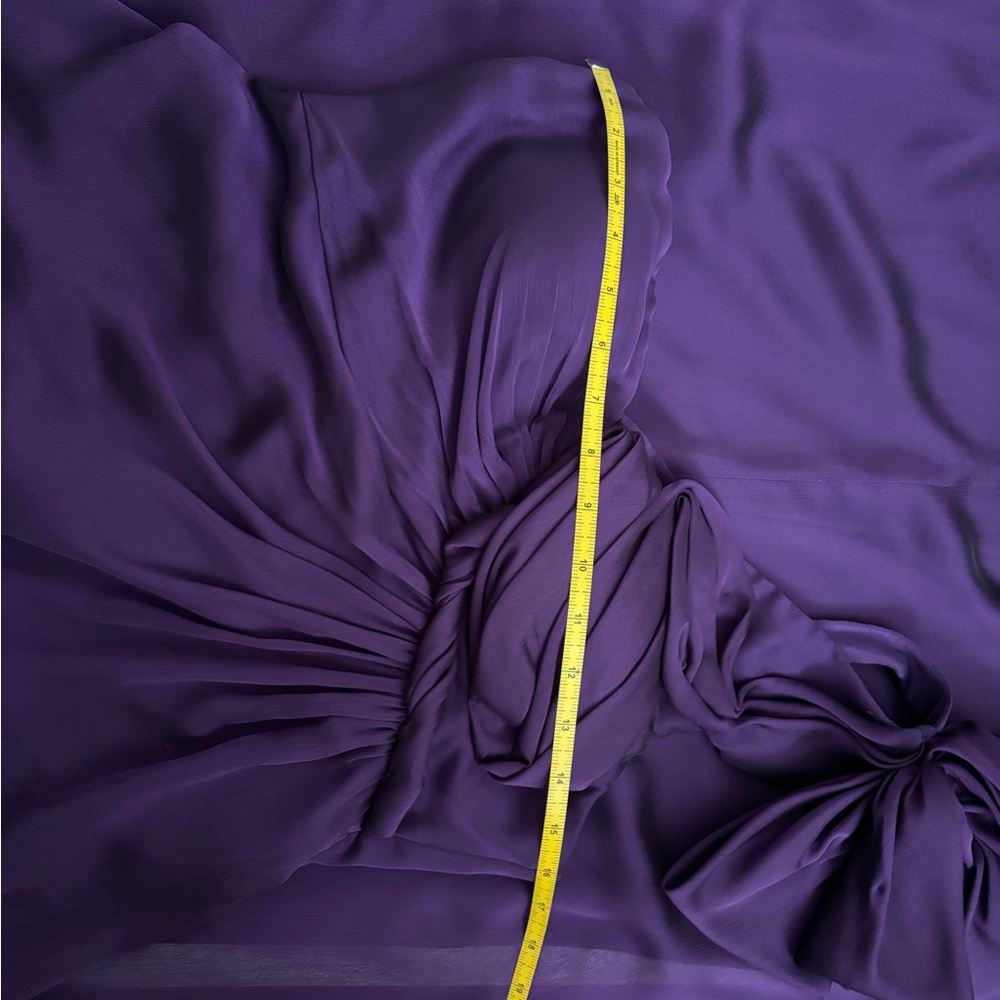 Purple, one-shoulder, Niteline evening gown - Picture 10 of 10